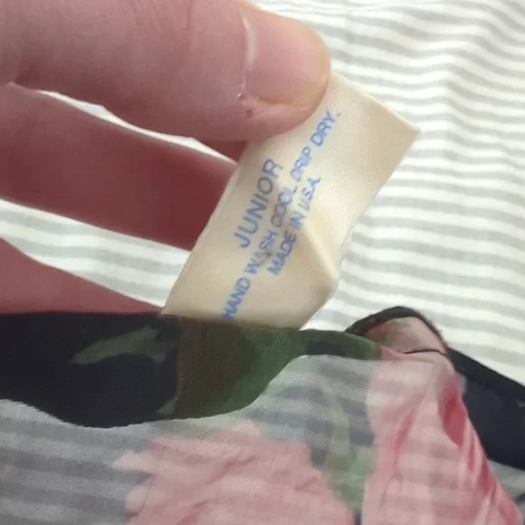 90sVINTAGE Pink Rose Ballet Wrap Skirt - Picture 4 of 7